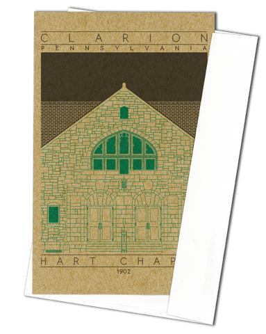 Hart Chapel - 1902 Green Miniature Digital Print