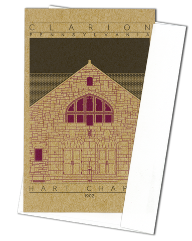 Hart Chapel - 1902 Purple Miniature Digital Print