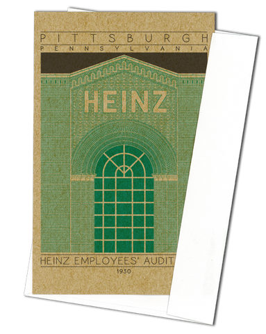 Heinz Employees' Auditorium - 1930 Green Miniature Digital Print