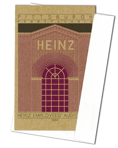 Heinz Employees' Auditorium - 1930 Purple Miniature Digital Print