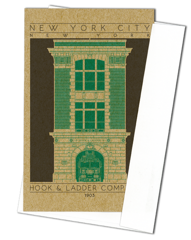 Hook & Ladder Company 8 - 1903 Green Miniature Digital Print