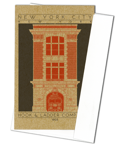 Hook & Ladder Company 8 - 1903 Orange Miniature Digital Print
