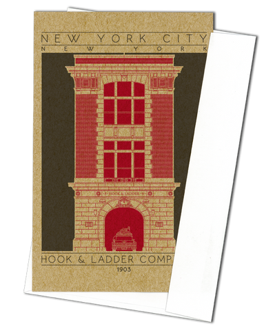 Hook & Ladder Company 8 - 1903 Red Miniature Digital Print