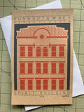 Spirit Building - 1908 Orange Miniature Digital Print
