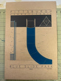 Blue Slide Park - 1960 Blue Digital Print