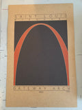 Gateway Arch - 1965 Orange Digital Print