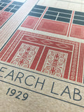 Alcoa Research Laboratory - 1929 Orange Digital Print
