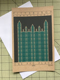 One PPG Place - 1984 Green Miniature Digital Print