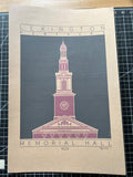 Memorial Hall - 1929 Purple Digital Print