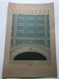 Pennsylvania Station - 1903 Green Digital Print