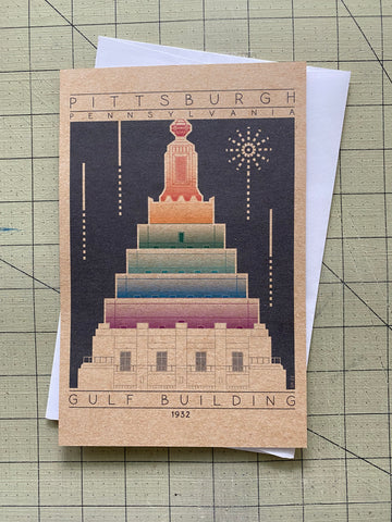 Gulf Building - 1932 Pride Miniature Digital Print