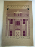 Yingling Mansion - 1905 Purple Digital Print