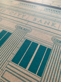 Glass City Bank - 1922 Green Digital Print