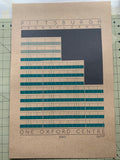 One Oxford Centre - 1983 Green Digital Print