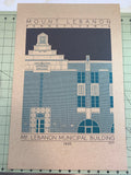 Mount Lebanon Municipal Building - 1930 Green Digital Print