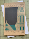 Trinity Cathedral - 1872 Green Miniature Digital Print