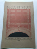 Pennsylvania Station - 1903 Orange Digital Print