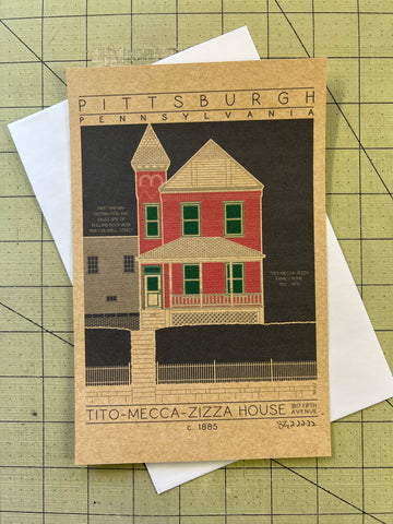 Tito-Mecca-Zizza House - c. 1885 Historic Miniature Digital Print