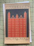 One PPG Place - 1984 Orange Miniature Digital Print