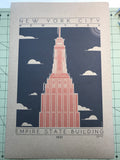 Empire State Building - 1931 Orange Digital Print