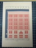 Joseph Horne Co. Department Store - 1879 Orange Digital Print