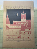 Bran Castle - 1388 Red Digital Print