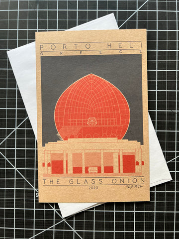 The Glass Onion - 2020 Orange Miniature Digital Print