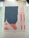 Trinity Cathedral - 1872 Orange Digital Print