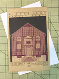 Teutonia Maennerchor - 1888 Purple Miniature Digital Print