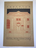 Central Presbyterian Church - 1913 Orange Digital Print