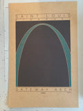 Gateway Arch - 1965 Green Digital Print