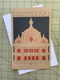 Keenan Building - 1907 Orange Miniature Digital Print