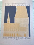 Hogwarts School of Witchcraft and Wizardry - Hufflepuff Gold Digital Print