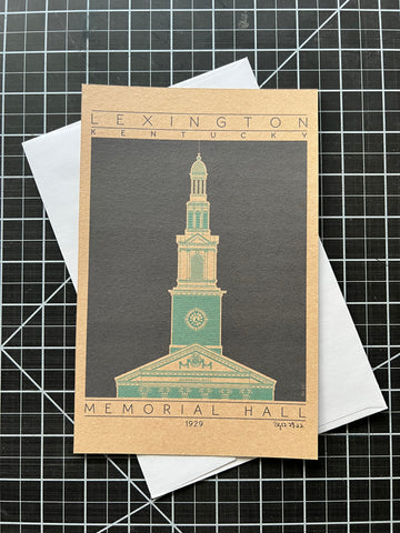 Memorial Hall - 1929 Green Miniature Digital Print