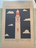 Ponce de Leon Inlet Light - 1887 Orange Digital Print