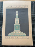 Memorial Hall - 1929 Green Digital Print