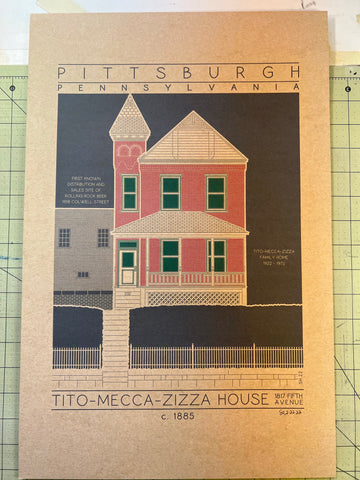 Tito-Mecca-Zizza House - c. 1885 Historic Digital Print