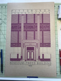 Benedum-Trees Building - 1905 Purple Digital Print