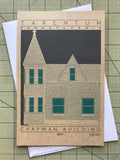 Chapman Building - 1897 Green Miniature Digital Print