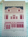 Marius Rousseau House - 1906 Red Digital Print