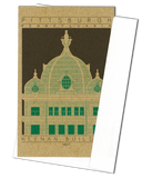 Keenan Building - 1907 Green Miniature Digital Print
