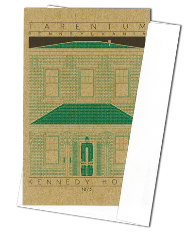 Kennedy House - 1873 Green Miniature Digital Print