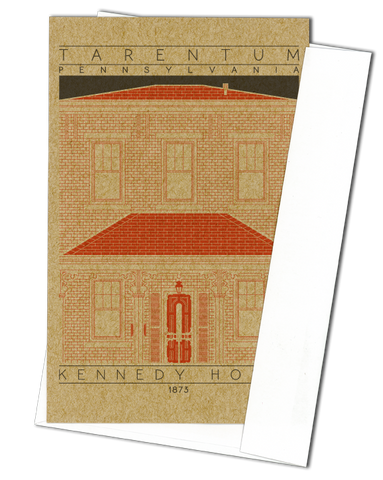 Kennedy House - 1873 Orange Miniature Digital Print
