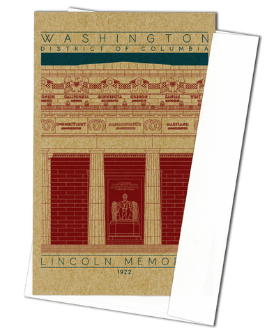 Lincoln Memorial - 1922 USA Miniature Digital Print
