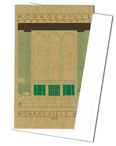 Monroeville Mall - 1969 Green Miniature Digital Print