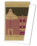 Mount Lebanon Municipal Building - 1930 Purple Miniature Digital Print