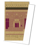 Old Post Office - c. 1913 Purple Miniature Digital Print