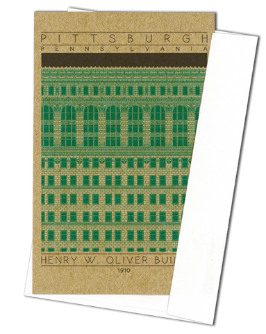 Henry W. Oliver Building - 1910 Green Miniature Digital Print