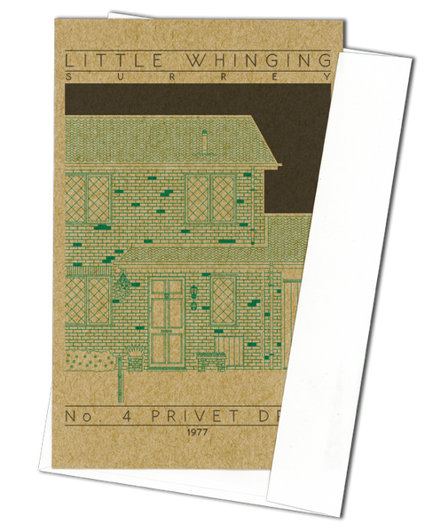 Privet Drive 1977 Green Miniature Digital Print