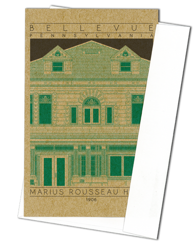 Marius Rousseau House - 1906 Green Miniature Digital Print